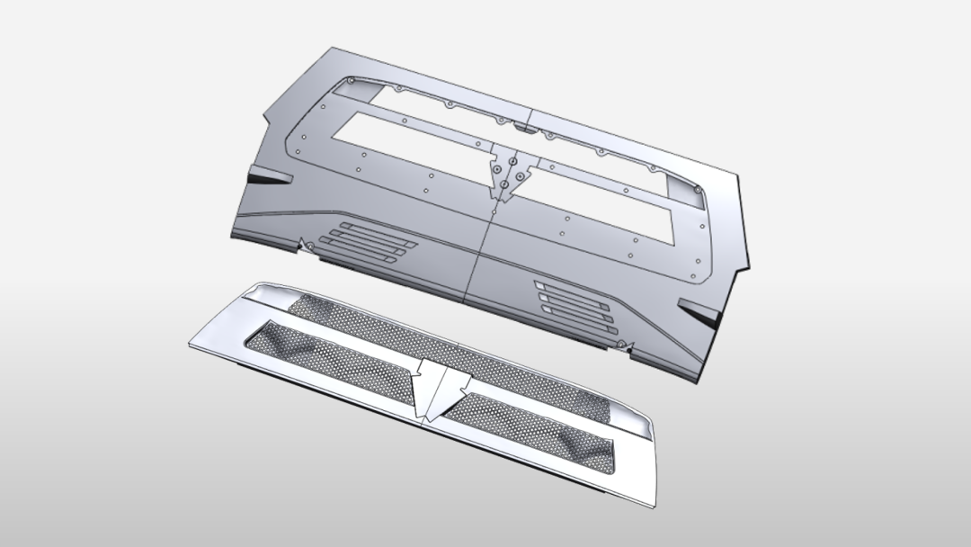 汽车保险杠3D逆向数据