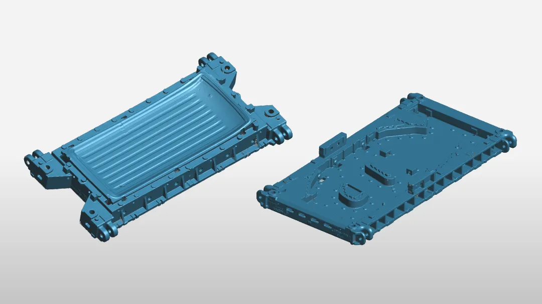 不同模具产品的3D扫描数据